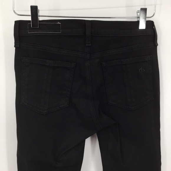 Rag & Bone black coated legging jeans skinny women 25 - Picture 6 of 8